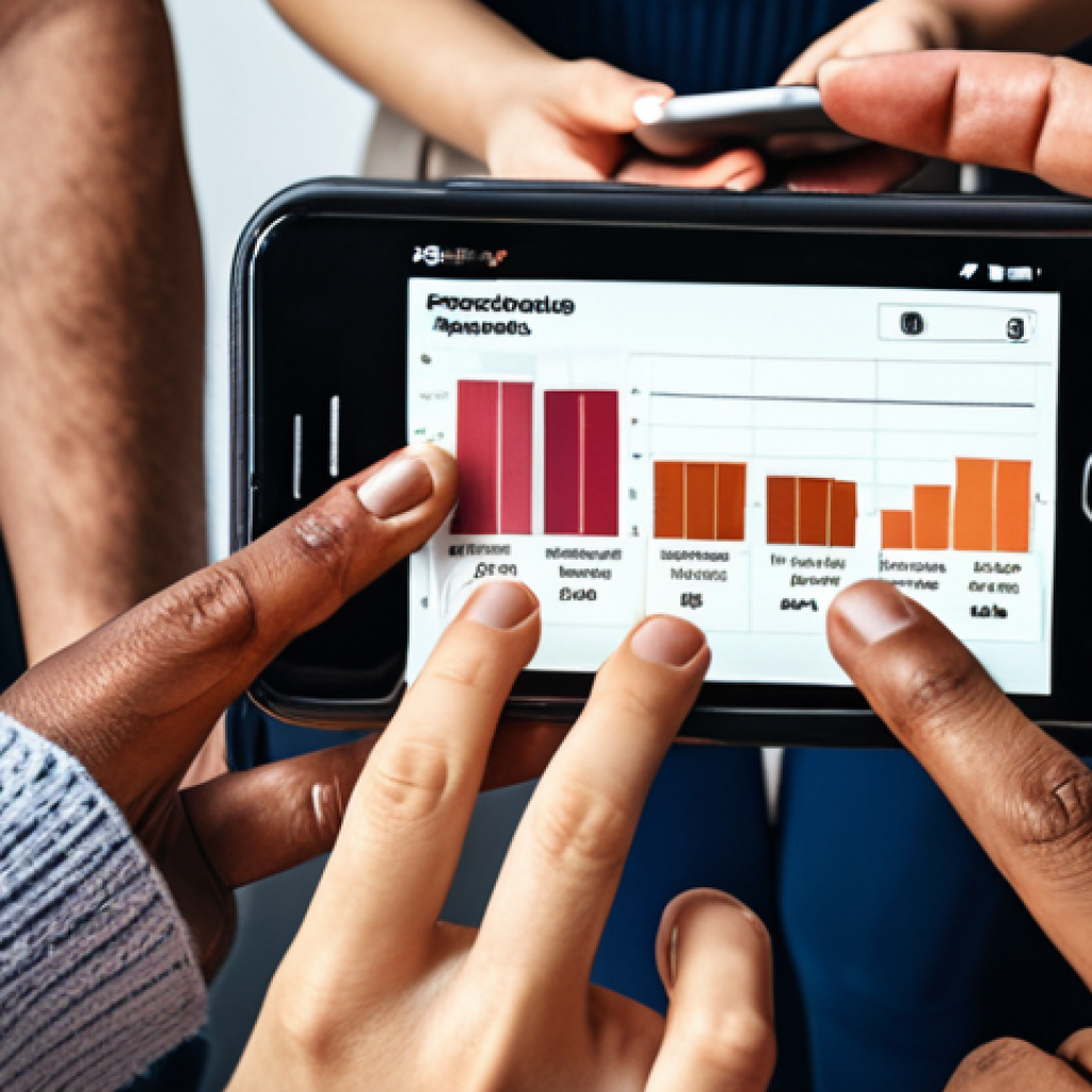 **Image Prompt:** A diverse group of people looking at a personalized advertisement on their smartphones, each ad tailored to their specific interests and demographics. The background showcases data charts and analytical tools, symbolizing market research and customer segmentation. The overall tone is modern and tech-forward, emphasizing the power of personalized advertising.
