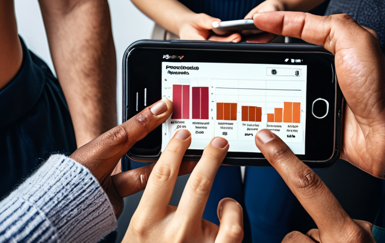 **Image Prompt:** A diverse group of people looking at a personalized advertisement on their smartphones, each ad tailored to their specific interests and demographics. The background showcases data charts and analytical tools, symbolizing market research and customer segmentation. The overall tone is modern and tech-forward, emphasizing the power of personalized advertising.