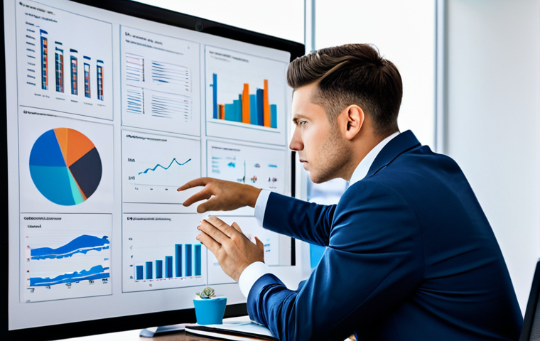 A focused professional marketing analyst, male or female, in a modern business suit, sitting at a sleek desk within a high-tech office environment. The analyst is intently reviewing multiple holographic data dashboards displaying complex algorithms, charts, and real-time consumer insights. On a nearby digital whiteboard, a few creative ideas are sketched, symbolizing the blend of intuition and data. The scene emphasizes innovation and precision in marketing. The subject has perfect anatomy, correct proportions, natural pose, well-formed hands, and proper finger count. This is a professional photography, high-quality, safe for work, appropriate content, fully clothed, modest, natural body proportions.