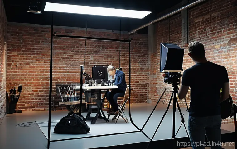 광고홍보사와 광고 제작 워크샵 사례 - **Prompt 1: Advertising Agency - The Strategic Orchestra**
    "A dynamic, wide-angle shot of a dive...